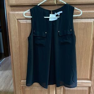 Black-Sleeveless blouse-NEW